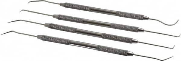 Value Collection - 4 Piece Precision Probe Set - Stainless Steel - Strong Tooling