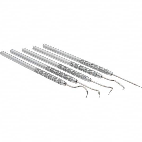 Value Collection - 5 Piece Precision Probe Set - Stainless Steel - Strong Tooling