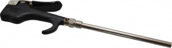 Coilhose Pneumatics - Safety Extension Tube Thumb Lever Blow Gun - 1/4 NPT, 6" Tube Length, Zinc - Strong Tooling