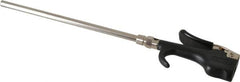 Coilhose Pneumatics - Safety Extension Tube Thumb Lever Blow Gun - 1/4 NPT, 8" Tube Length, Zinc - Strong Tooling