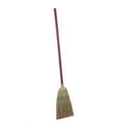 PRO-SOURCE - 56" OAL Corn Bristle Broom - Wood Handle - Strong Tooling