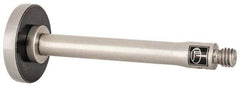 Renishaw - 1/2 Inch Ball Diameter, Stainless Steel Stem, M3 Thread, Steel Point Disc Tip CMM Stylus - 2.2 mm Working Length, 0.1378 Inch Stem Diameter, 30.8 mm Overall Length - Strong Tooling