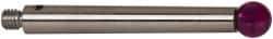 Renishaw - 0.1969 Inch Ball Diameter, Stainless Steel Stem, M3 Thread, Ruby Point Ball Tip CMM Stylus - 1.2205 Inch Working Length, 0.1378 Inch Stem Diameter, 1.2205 Inch Overall Length - Strong Tooling