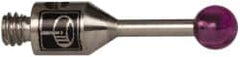 Renishaw - 0.0984 Inch Ball Diameter, Stainless Steel Stem, M2 Thread, Ruby Point Ball Tip CMM Stylus - 0.2559 Inch Working Length, 0.0394 Inch Stem Diameter, 0.3937 Inch Overall Length - Strong Tooling