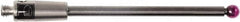 Renishaw - 0.0787 Inch Ball Diameter, Carbide Stem, M2 Thread, Ruby Point Ball Tip CMM Stylus - 0.8858 Inch Working Length, 0.0591 Inch Stem Diameter, 1.1811 Inch Overall Length - Strong Tooling