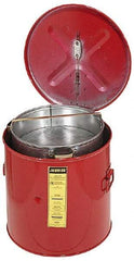 Justrite - Bench Top Solvent-Based Parts Washer - 6 Gal Max Operating Capacity, Steel Tank, 14-1/4" High x 15-5/8" Wide - Strong Tooling