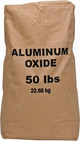 Made in USA - Medium Grade Angular Aluminum Oxide - 120 Grit, 9 Max Hardness, 50 Lb Box - Strong Tooling