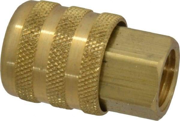 Acme - Closed Check Brass Air Chuck - Lock On Chuck, 1/4 FPT - Strong Tooling