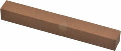 Norton - 4" Long x 1/2" Wide x 1/2" Thick, Aluminum Oxide Sharpening Stone - Square - Strong Tooling