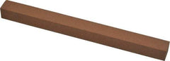 Norton - 6" Long x 1/2" Wide x 1/2" Thick, Aluminum Oxide Sharpening Stone - Square, Medium Grade - Strong Tooling