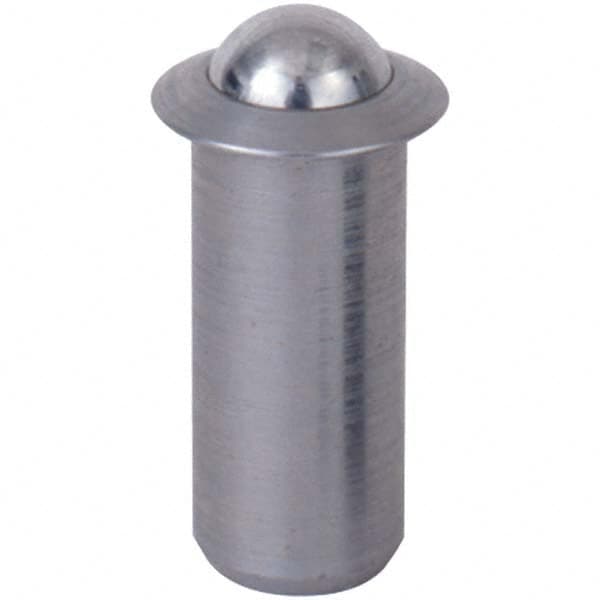 TE-CO - Press-Fit Ball Plungers Body Diameter (Decimal Inch): 0.5000 Body Length (Decimal Inch): 1.2180 - Strong Tooling