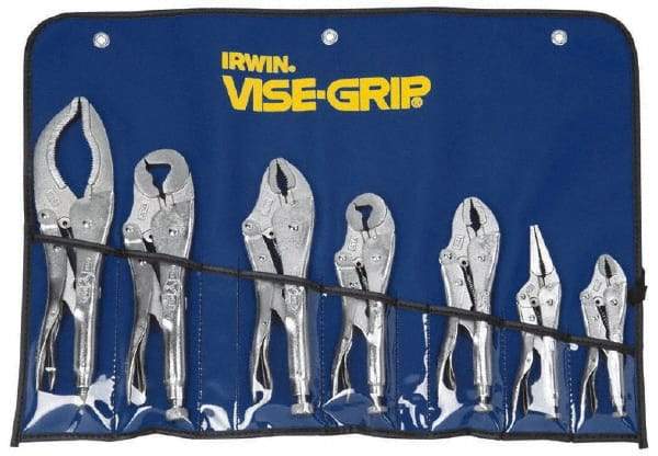 Irwin - 7 Piece Locking Plier Set - Comes in Kit Bag - Strong Tooling