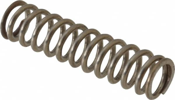 Gardner Spring - 0.3" OD, 0.042" Wire, 1-1/4" Free Length, Precision Compression Spring - 24 Lb Spring Rating, Stainless Steel - Strong Tooling