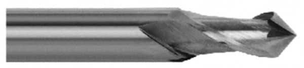 Magafor - 16mm Body Diam, 90°, 3-1/8" OAL, Solid Carbide Spotting Drill - Strong Tooling