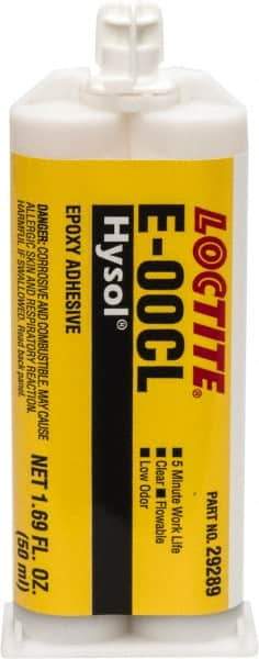 Loctite - 50 mL Cartridge Two Part Epoxy - 20 min Working Time, Series E-00CL - Strong Tooling