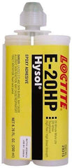 Loctite - 200 mL Cartridge Two Part Epoxy - 20 min Working Time, 4,690 psi Shear Strength, Series E-20HP - Strong Tooling