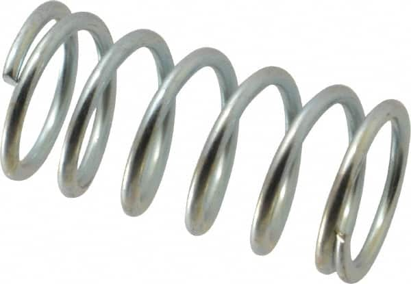 Gardner Spring - 0.6" OD, 0.063" Wire, 1-1/4" Free Length, Precision Compression Spring - 30 Lb Spring Rating, Music Wire - Strong Tooling