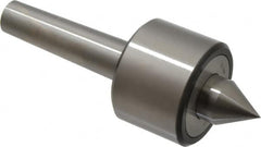 Riten - MT3 Taper Shank, 2-3/8" Head Diam 4,480 Lb Capacity Live Center - 4,000 Max RPM, 1-3/4" Head Length, 1" Point Diam, 1-1/4" Point Len, 1,100 Lb Max Workpc, 6-7/16" OAL, 1-1/4" Long Tip, Standard Point - Strong Tooling