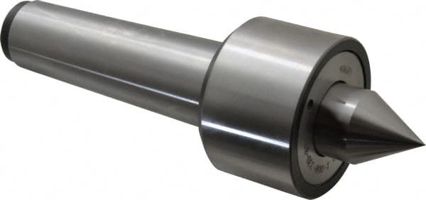 Riten - MT5 Taper Shank, 3-1/16" Head Diam 9,000 Lb Capacity Live Center - 5,000 Max RPM, 2-3/32" Head Length, 1-3/8" Point Diam, 1-13/16" Point Len, 2,800 Lb Max Workpc, 10-7/8" OAL, 2" Long Tip, Standard Point - Strong Tooling