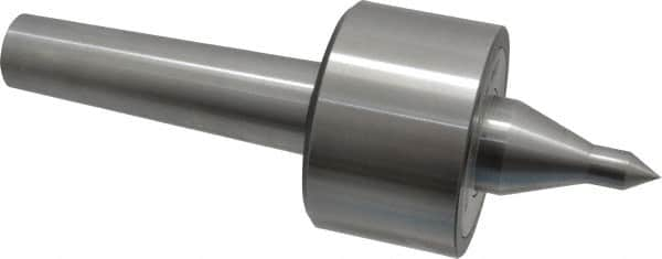 Riten - MT4 Taper Shank, 3" Head Diam 6,000 Lb Capacity Live Center - 4,000 Max RPM, 1-31/32" Head Length, 1/2" Point Diam, 2.2188" Point Len, 1,100 Lb Max Workpc, 8-5/8" OAL, 13/16" Long Tip, Long Point - Strong Tooling