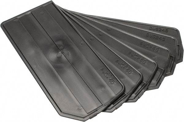 Quantum Storage - 16-1/2" Wide x 5" High, Black Bin Divider - Use with Quantum Storage Systems - QUS 245 - Strong Tooling