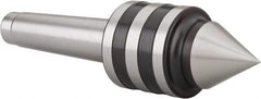 Value Collection - MT3 Taper Shank, 1.7717" Head Diam Live Center - 4,000 Max RPM, 1.2598" Point Diam, 2.95" Point Len, 705.48 Lb Max Workpc, 6.4567" OAL, 1.12" Long Tip, Standard Point - Strong Tooling