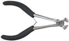 Value Collection - 5-1/2" OAL, End Cutting Pliers - 1/2" Jaw Length x 9/16" Jaw Width, Plastic Coated Handle - Strong Tooling