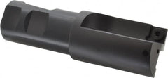 Kennametal - 1-1/2" Cut Diam, 11.94mm Max Depth of Cut, 1-1/4" Shank Diam, 4.78" OAL, Indexable Square Shoulder Centercutting End Mill - SPEB 422 Inserts, Weldon Shank, 0° Lead Angle, Through Coolant - Strong Tooling