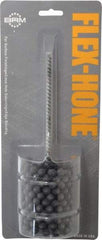 Brush Research Mfg. - 2-1/4" Bore Diam, 180 Grit, Silicon Carbide Flexible Hone - Extra Fine, 8" OAL - Strong Tooling