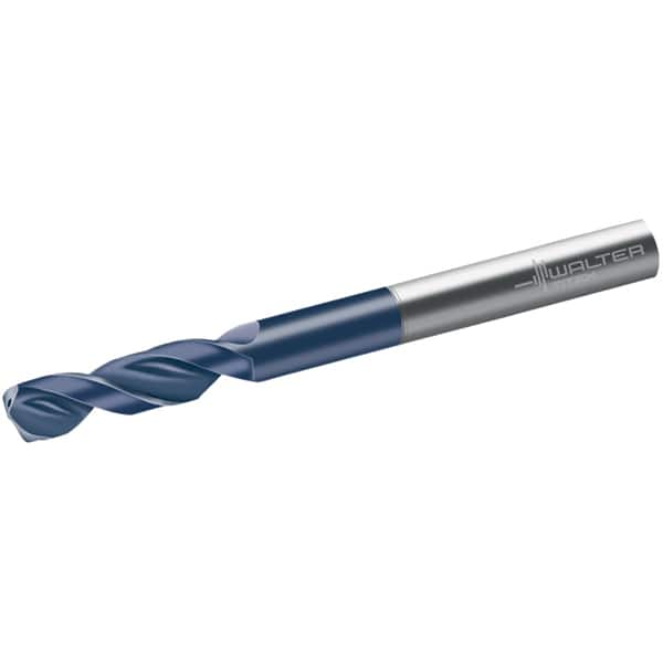 Walter-Titex - 11/32" 150° Spiral Flute Solid Carbide Screw Machine Drill Bit - Strong Tooling