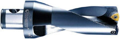 Komet - 162mm Max Drill Depth, 3xD, 54mm Diam, Indexable Insert Drill - 2 Inserts, ABS 63 Modular Connection Shank - Strong Tooling