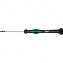 Wera - 3/32" Hex Ball End Driver - 2-3/8" Bade Length, Multi Handle, 262mm OAL - Strong Tooling