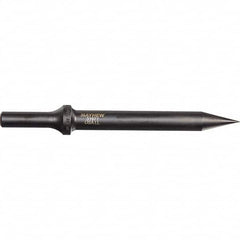 Mayhew - 6" OAL, Tapered Punch Chisel - Round Drive, Round Shank, Steel - Strong Tooling