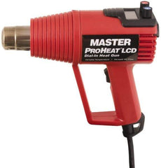 Master Appliance - 130 to 1,000°F Heat Setting, 4 to 16 CFM Air Flow, Heat Gun - 120 Volts, 11 Amps, 1,300 Watts, 6' Cord Length - Strong Tooling