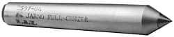 Made in USA - Carbide-Tipped Alloy Steel Standard Point Solid Dead Center - Jarno 12 Taper, 9" OAL - Strong Tooling