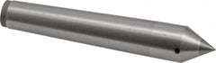 Made in USA - Carbide-Tipped Alloy Steel Standard Point Solid Dead Center - Jarno 4 Taper, 3" OAL - Strong Tooling