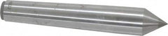 Made in USA - Carbide-Tipped Alloy Steel Standard Point Solid Dead Center - Jarno 6 Taper, 4-1/2" OAL - Strong Tooling