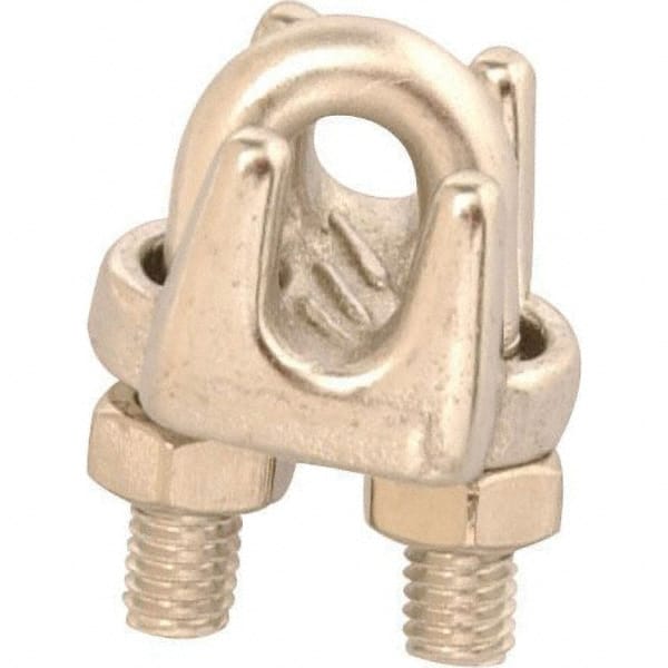 Campbell - Wire Rope Hardware & Accessories Type: Wire Rope Clip For Rope Diameter: 1/8 (Inch) - Strong Tooling