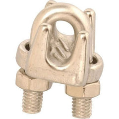 Campbell - Wire Rope Hardware & Accessories Type: Wire Rope Clip For Rope Diameter: 1/8 (Inch) - Strong Tooling