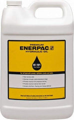 Enerpac - 1 Gal Bottle, Mineral Hydraulic Oil - ISO 32, <12,000 SUS at 0°F, 150 to 165 SUS at 100°F, 42 to 45 SUS at 210°F - Strong Tooling