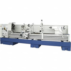 Summit - 28-1/2" Swing, 120" Between Centers, 120 Volt, Triple Phase Toolroom Lathe - 6MT Taper, 15 hp, 20 to 1,250 RPM, 4-1/8" Bore Diam, 48" Deep x 70" High x 187" Long - Strong Tooling