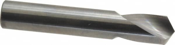 Made in USA - 1/2" Body Diam, 120°, 3" OAL, Solid Carbide Spotting Drill - Strong Tooling