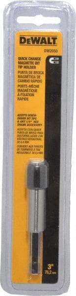 DeWALT - 1/4" Hex Bit Holder - 1/4" Hex Drive, 3" OAL - Strong Tooling