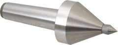 Royal Products - MT5 Taper Shank, 3-3/8" Head Diam 5,700 & 6,865 Lb Capacity Live Center - 3,500 Max RPM, 3.15" Head Length, 3/4" Point Diam, 1-1/8" Point Len, 1,165 Lb Max Workpc, 9-13/16" OAL, 3/4" Tip Diam, Long Point - Strong Tooling