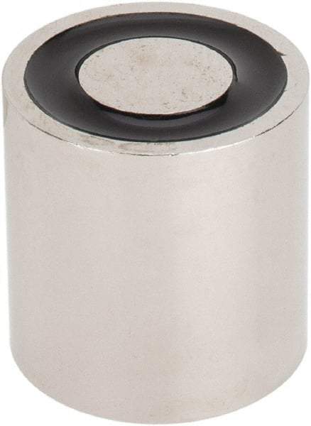 Mag-Mate - 1-1/4" Diam, 4.5 Watts, 44 Lb Max Magnetic Pull Electromagnet - 1/4-20 Thread, 24 DC Output Voltage - Strong Tooling