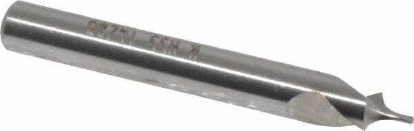 Walter-Titex - Metric Radius Cut 60° Incl Angle High Speed Steel Combo Drill & Countersink - Strong Tooling