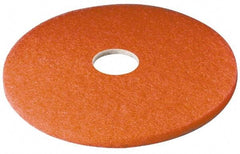 3M - Spray Buffing Pad - 24" Machine, Red Pad, Polyester - Strong Tooling