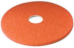 3M - Spray Buffing Pad - 16" Machine, Red Pad, Polyester - Strong Tooling