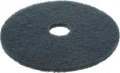 3M - Scrubbing Pad - 18" Machine, Blue Pad, Nylon & Polyester - Strong Tooling