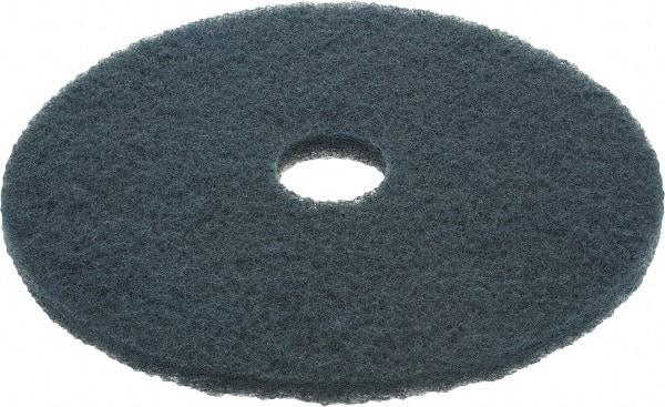 3M - Scrubbing Pad - 19" Machine, Blue Pad, Nylon & Polyester - Strong Tooling